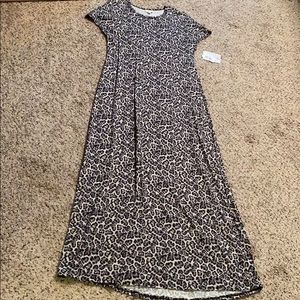Lularoe Maria Dress (new with tags) Leopard print